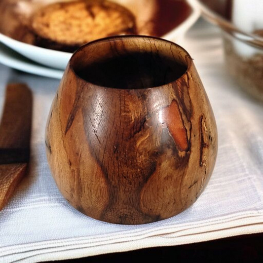 Chestnut oak resin bowl
