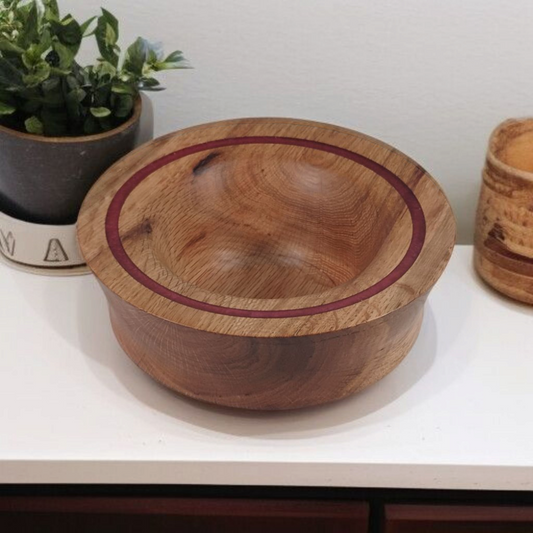 Oak resin bowl