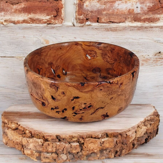 Cherry burl bowl