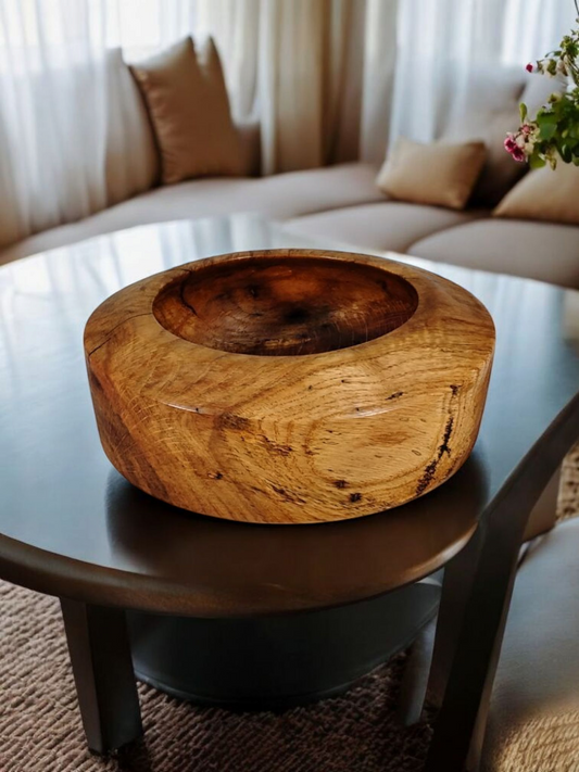 Chestnut oak bowl